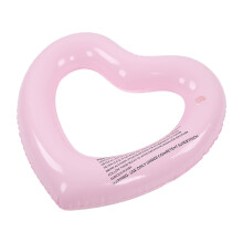 Círculo de natación en forma de corazón 45 cm / 17,7 in PVC rosa