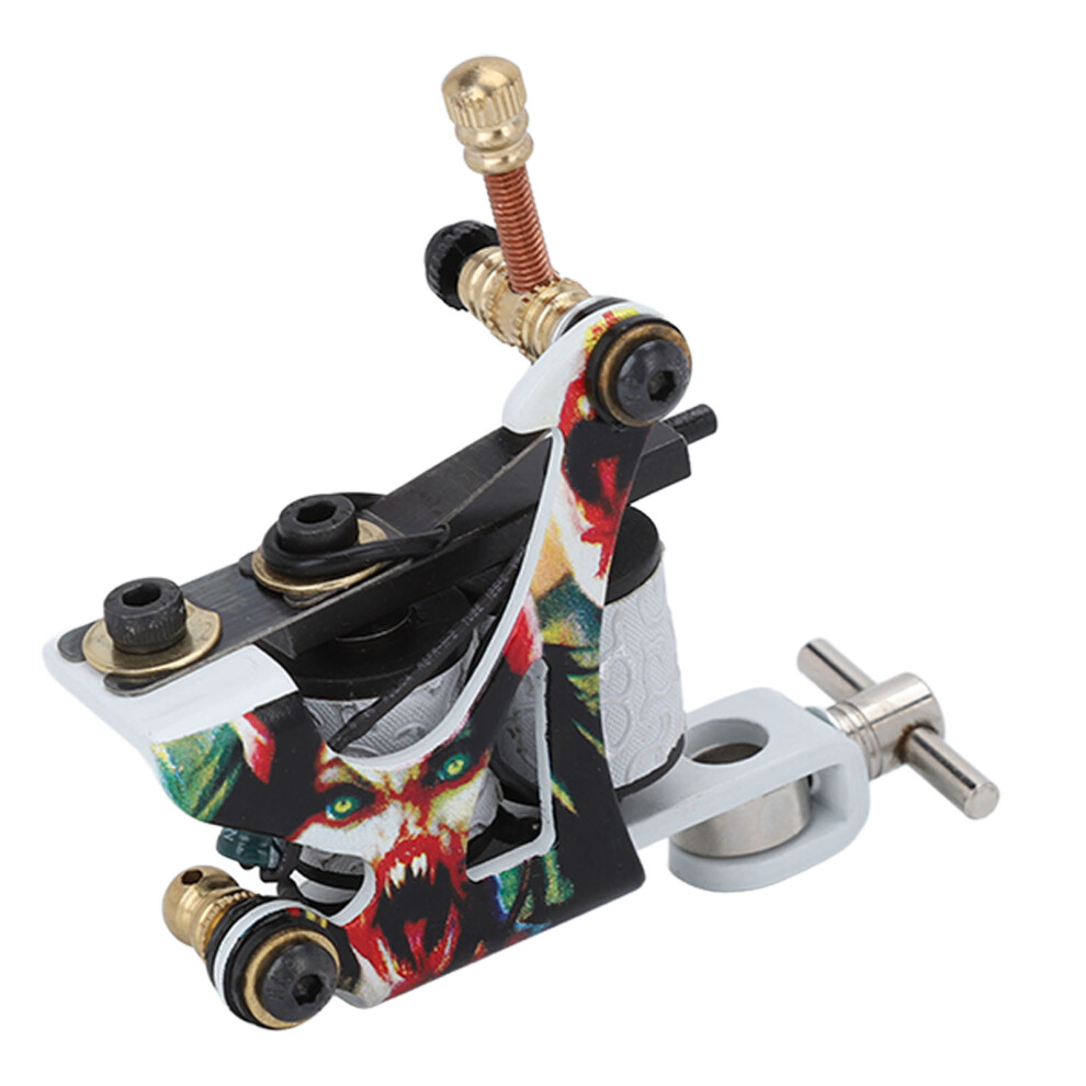 10 Wraps Tattoo Coil Machine High Accuracy Stable Liner Shader Tattoo Machine for Tattoo Artists
