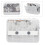 Reproductor de casetes Bluetooth 5.0 transparente con dos pilas AA 8