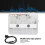 Reproductor de casetes Bluetooth 5.0 transparente con dos pilas AA 13