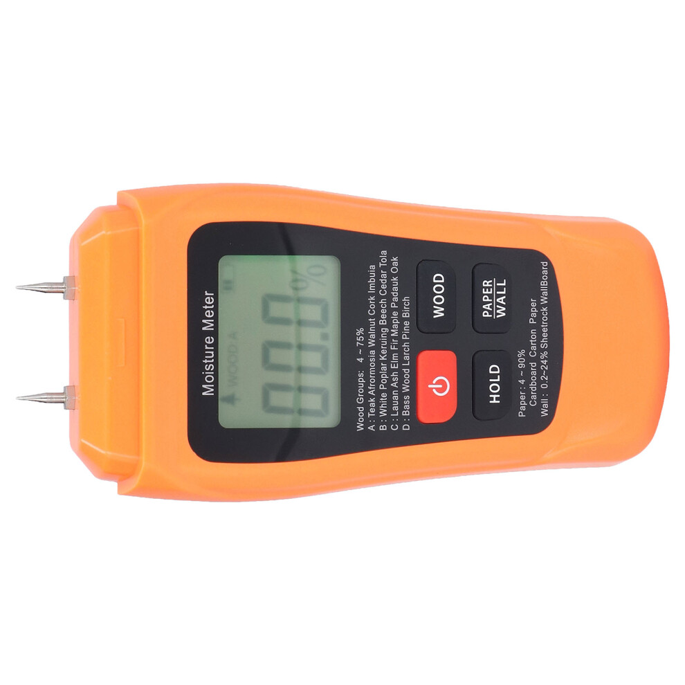 Mt18 Digital Moisture Detector Backlit Lcd Display Wood Moisture Meter For Wood Building Material Paper Floor 9471321485141