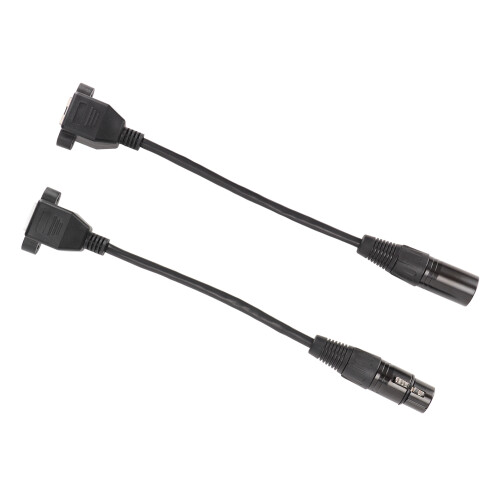2 piezas de cable XLR3 a RJ45, con 3 pines, Plug & Play, hembra 2