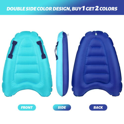 Tabla de surf inflable 69*52*13cm 100kg rosa/azul