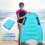 Tabla de surf inflable 69*52*13cm 100kg rosa/azul 2