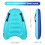 Tabla de surf inflable 69*52*13cm 100kg rosa/azul 5