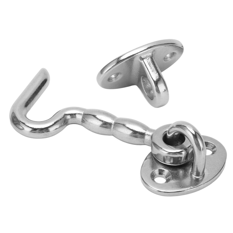 Door Latch Hook Privacy Hook with Eye Latch Heavy Duty Stainless Steel for Boat Ship Yacht-image-OPC-PHVNPTS-NEW