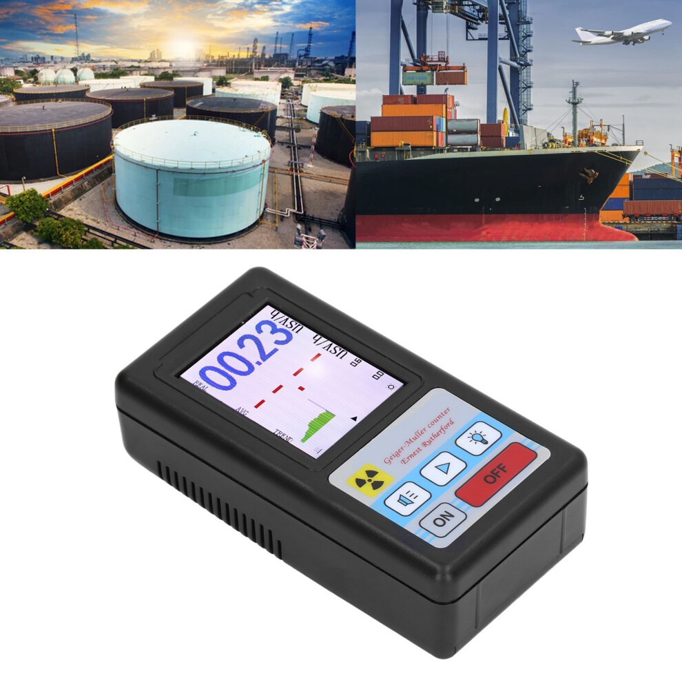 Nuclear Radiation Detector Geiger Counter Dosage Alarm Device Dosimeter Monitor Meter Br 6 4961321486866