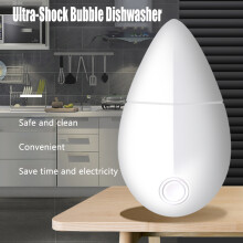 Portable Dishwasher Ultrasonic Bubble Cleaner Electronic Dishwasher Vegetables and Fruits Ultrasonic Vibration Washer Dishwasher Home Trave