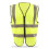 Reflective Safety Vest High Visibility Polyester Workwear with Pocket for Worker Engineer XL 2