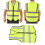 Reflective Safety Vest High Visibility Polyester Workwear with Pocket for Worker Engineer XL 13