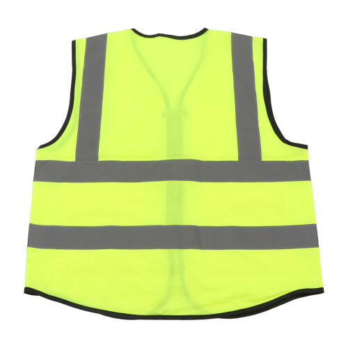 Reflective Safety Vest High Visibility Polyester Workwear with Pocket for Worker Engineer XL 2