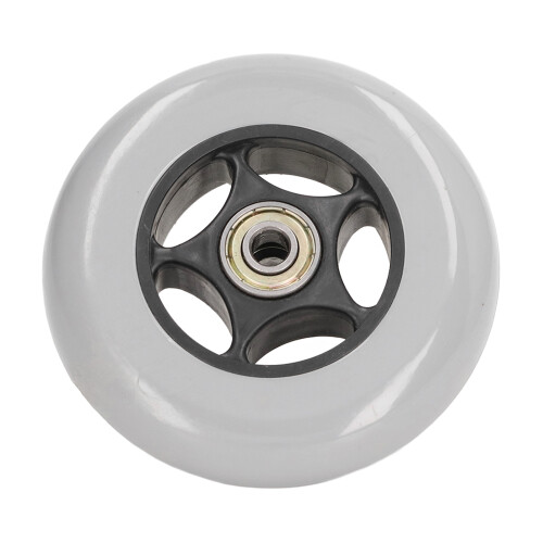 4-Zoll-Gummirad für Rollator-Caster, grau, 8 mm 1