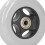 4-Zoll-Gummirad für Rollator-Caster, grau, 8 mm 12