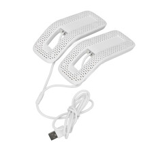 Modelo 10W DC5V 2A USB Secador de zapatos blanco 17x6x1.5cm