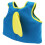 Kinder blaue Neopren-Weste S - Klettverschluss-Fin 16