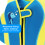 Kinder blaue Neopren-Weste S - Klettverschluss-Fin 11