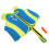 Kinder blaue Neopren-Weste S - Klettverschluss-Fin 1
