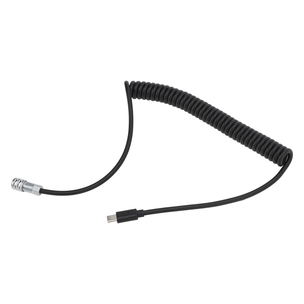Type C Coiled Cable Professional Usb C To Bmpcc4k Bmpcc6k Trigger Coiled Power Cable With Indicator Light 9421321489472