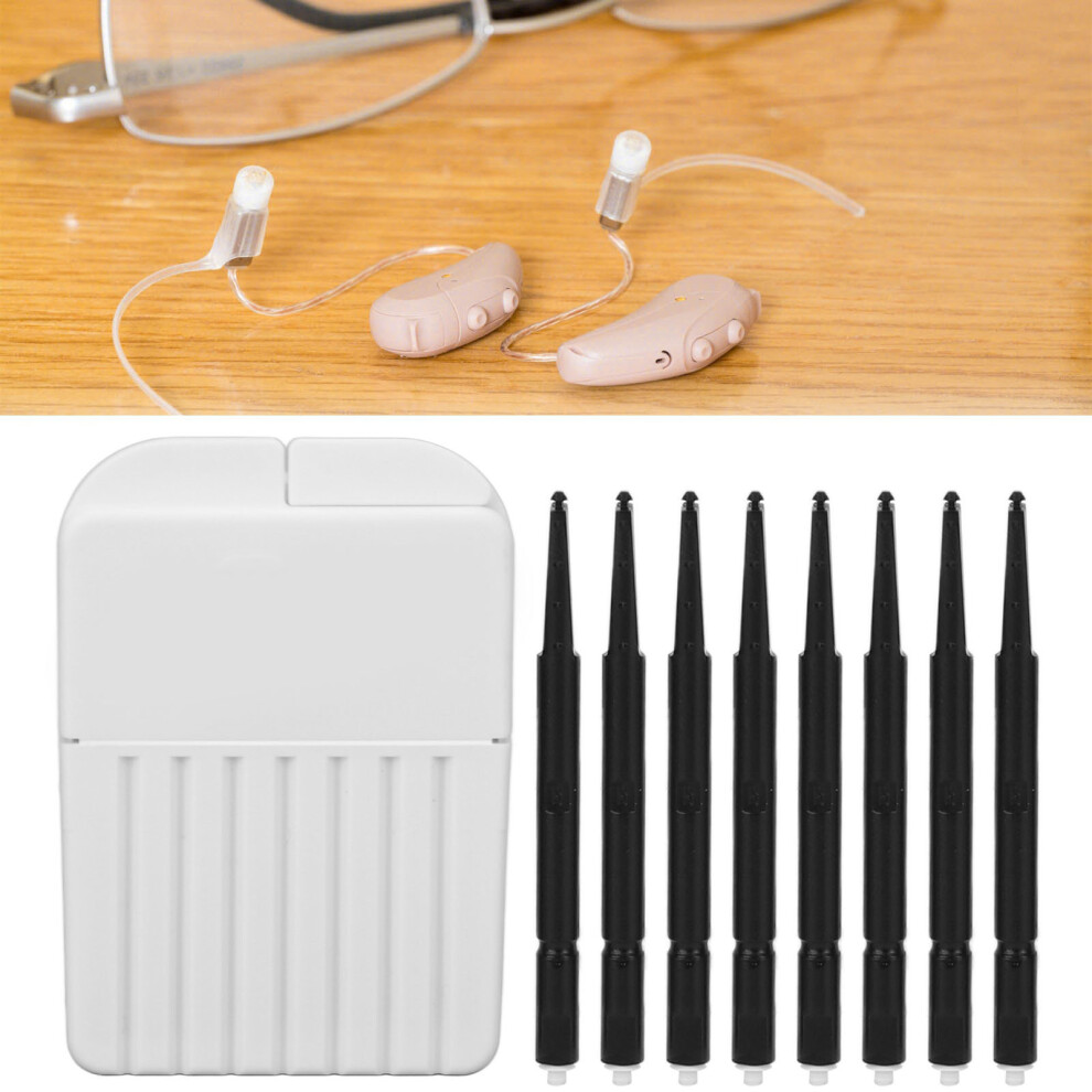 8pcs Hearing Aid Wax Guard Filter Package Cleaning Tool Hearing Aid Filters for Resound