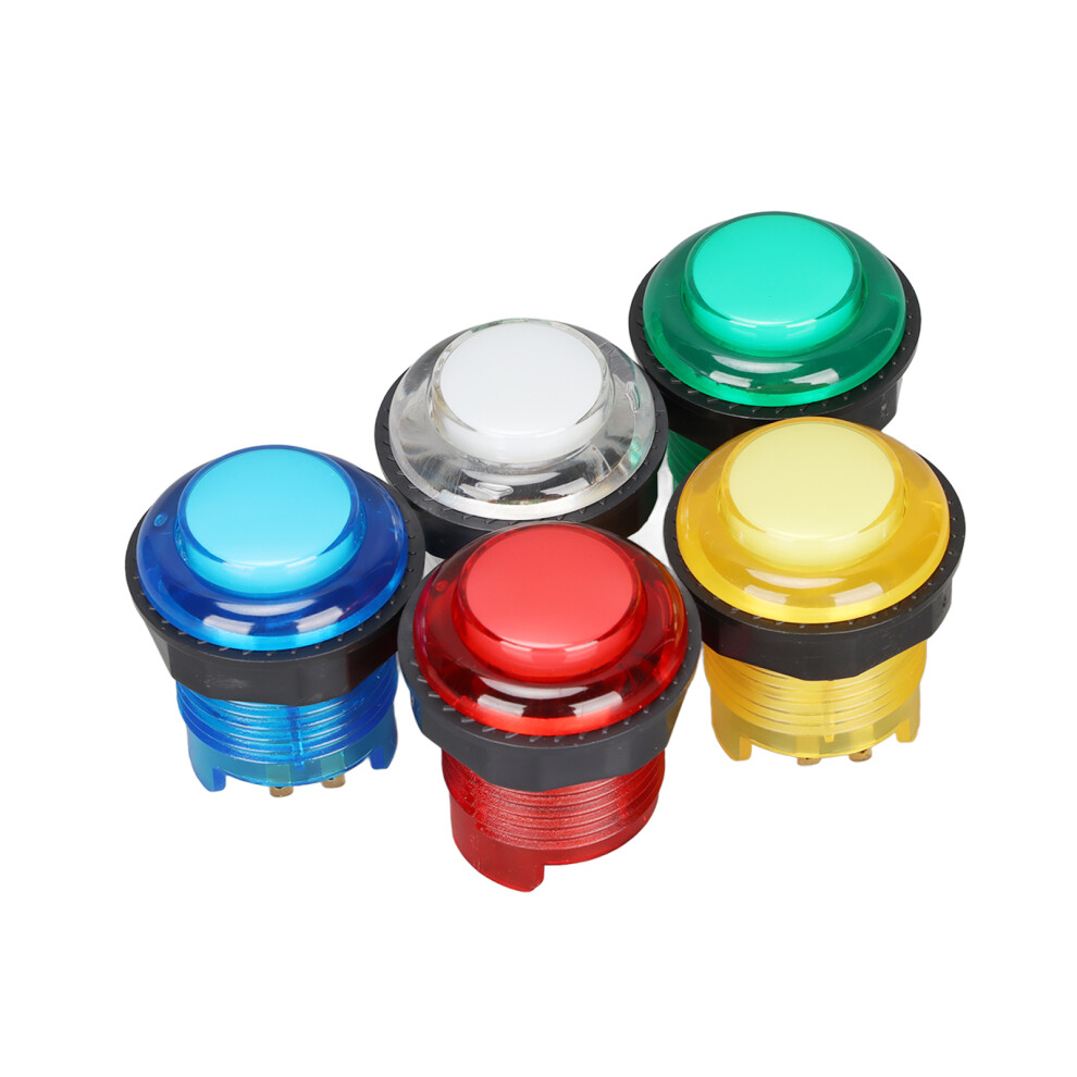 5Pcs Arcade Push Buttons Professional Led Illuminated Push Buttons For Game Machine 12V 4111321490039