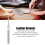 Leder-Kanten-Groover U/V-Typ 115 mm Silber 9