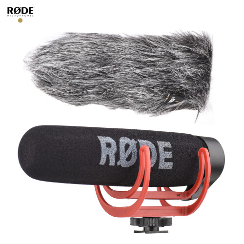 RODE VideoMic GO: Super Cardioid On-Camera Microphone - Lightweight, Shock-Mount, Windshield, 3.5mm Output 2