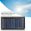 Polisilicio azul 2 piezas 0,3W 5V 60mA 68x37mm panel 8