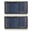 Polisilicio azul 2 piezas 0,3W 5V 60mA 68x37mm panel 2