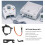 Dreamcast ABS-Lüfterhalter NF-A4x10 5V 4x10mm Schwarz 3