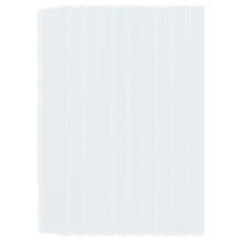 10 piezas de moldes de silicona para marcapáginas 33x193 mm transparentes