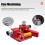 CR-10S PRO Extrusor de doble engranaje de aluminio rojo 5