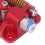 CR-10S PRO Extrusor de doble engranaje de aluminio rojo 8