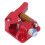CR-10S PRO Extrusor de doble engranaje de aluminio rojo 16