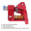 CR-10S PRO Extrusor de doble engranaje de aluminio rojo 3