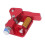 CR-10S PRO Extrusor de doble engranaje de aluminio rojo 7