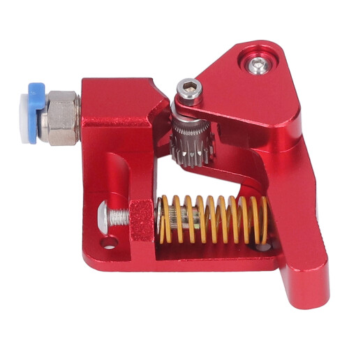 CR-10S PRO Extrusor de doble engranaje de aluminio rojo