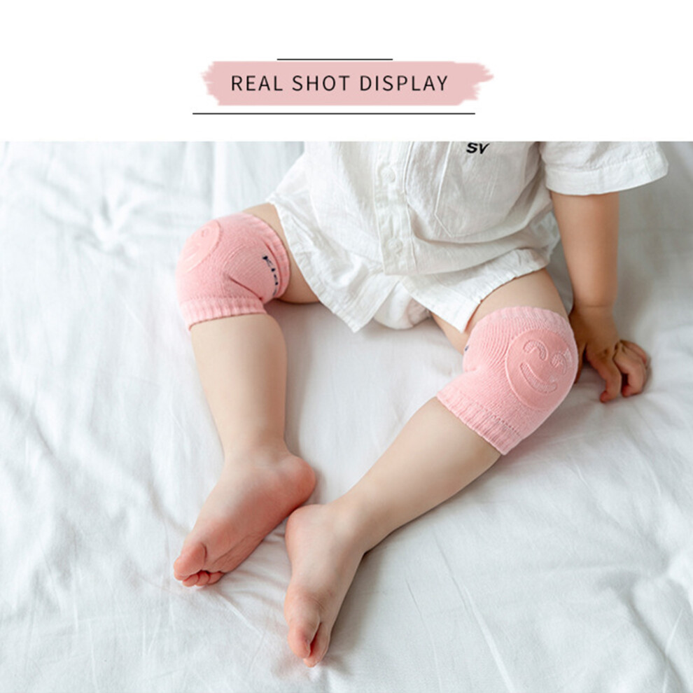 Crawling Knee Pads Anti Slip Breathable Cotton Baby Knee Protectors Unisex For Infant Pink Free Size 8711321494677