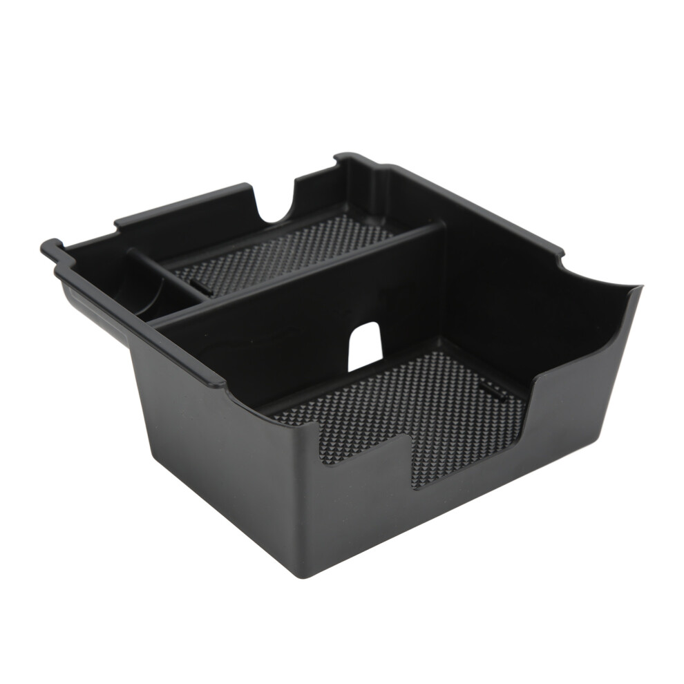 Center Console Organizer Abs With Nonslip Pad Armrest Storage Box Replacement For Subaru Impreza 2016Â2022 Black 7891321496411