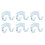 25Pcs Storage Hook Galvanized Steel Tool Hanging Accessory Set Kit for Garden Garage 1