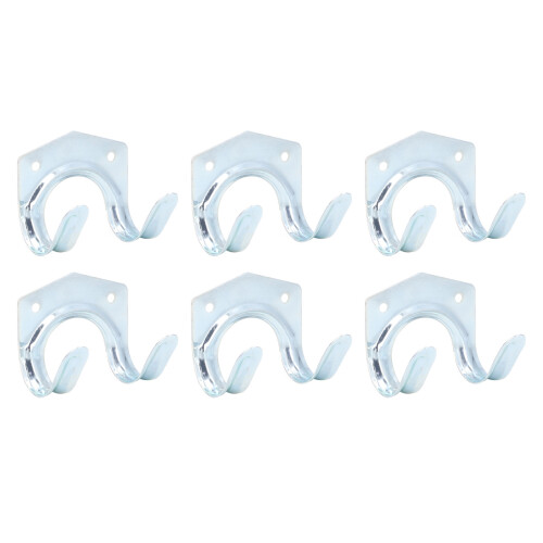25Pcs Storage Hook Galvanized Steel Tool Hanging Accessory Set Kit for Garden Garage