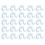 25Pcs Storage Hook Galvanized Steel Tool Hanging Accessory Set Kit for Garden Garage 14