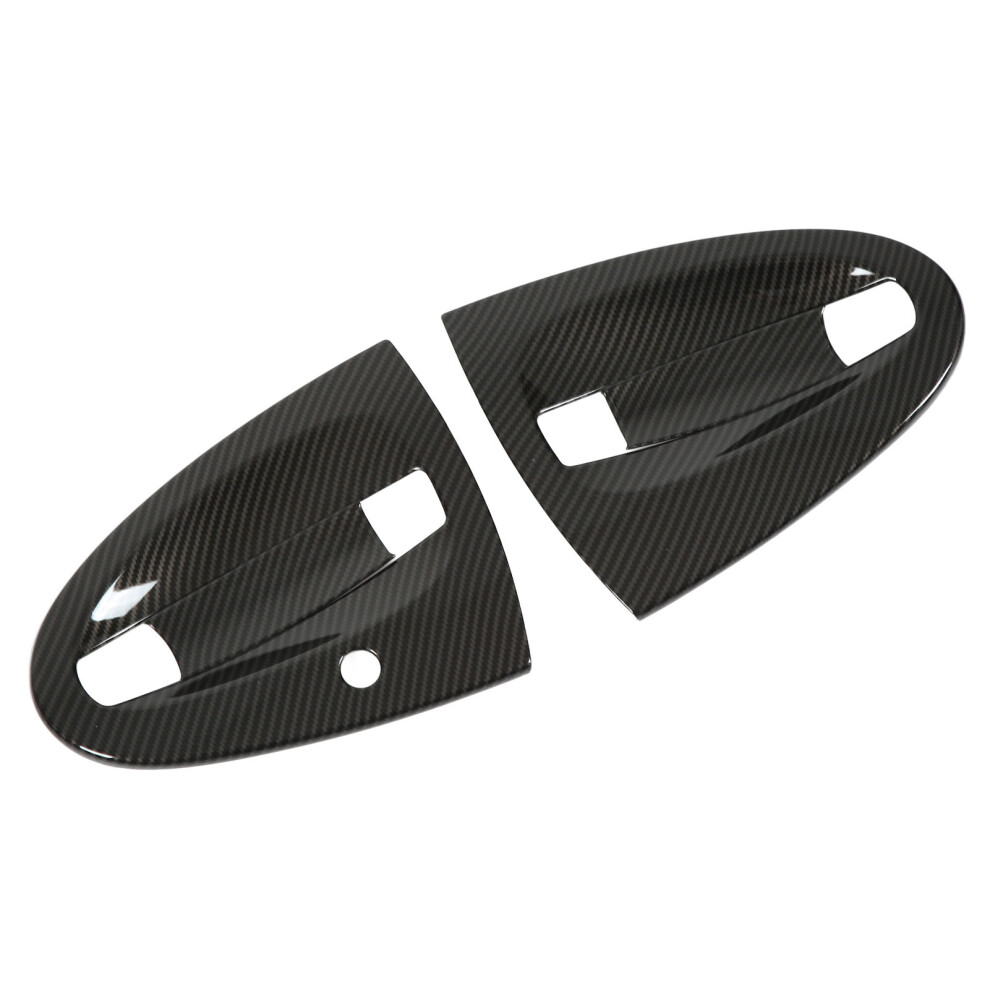 4Pcs Carbon Fiber Style Car Exterior Door Handle Bowl Cover Trim Replacement For Smart Fortwo W451 2009Â2015 7691321496431