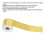 Hitzeschutzband 5 cm x 10 m Gold selbstklebend 13
