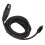 Cable USB-C a XLR para micrófono 3.0m nylon, negro, 93dB SNR 10
