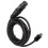 Cable USB-C a XLR para micrófono 3.0m nylon, negro, 93dB SNR 13