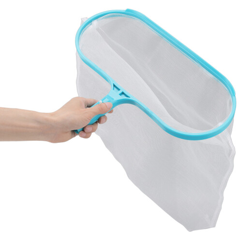 Red de malla de nylon verde para skimmer de piscina 39.5x29x3cm 183g