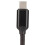 Cable USB-C a XLR para micrófono 3.0m nylon, negro, 93dB SNR 9