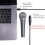Cable USB-C a XLR para micrófono 3.0m nylon, negro, 93dB SNR 5