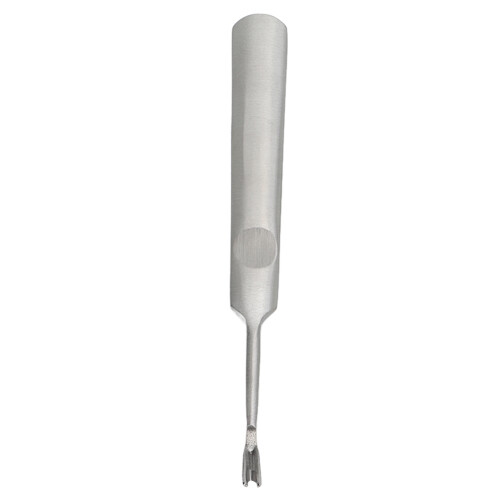Leder-Groover 95 V-Typ, Edelstahl, Silber 1