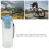 Outdoor-Wasserflasche mit Filter 750 ml Weiß 3
